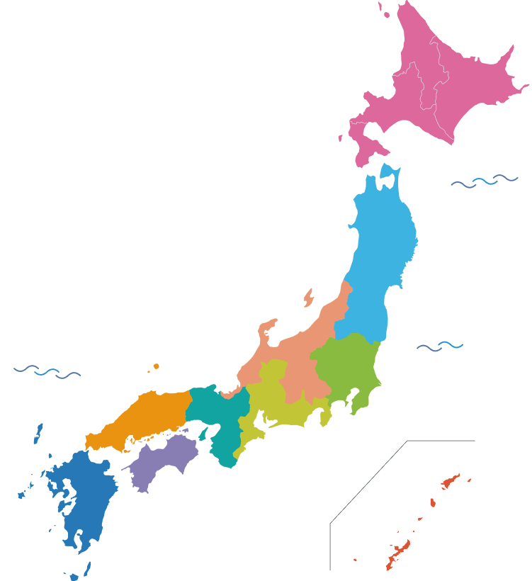 組合員の所在地マップ